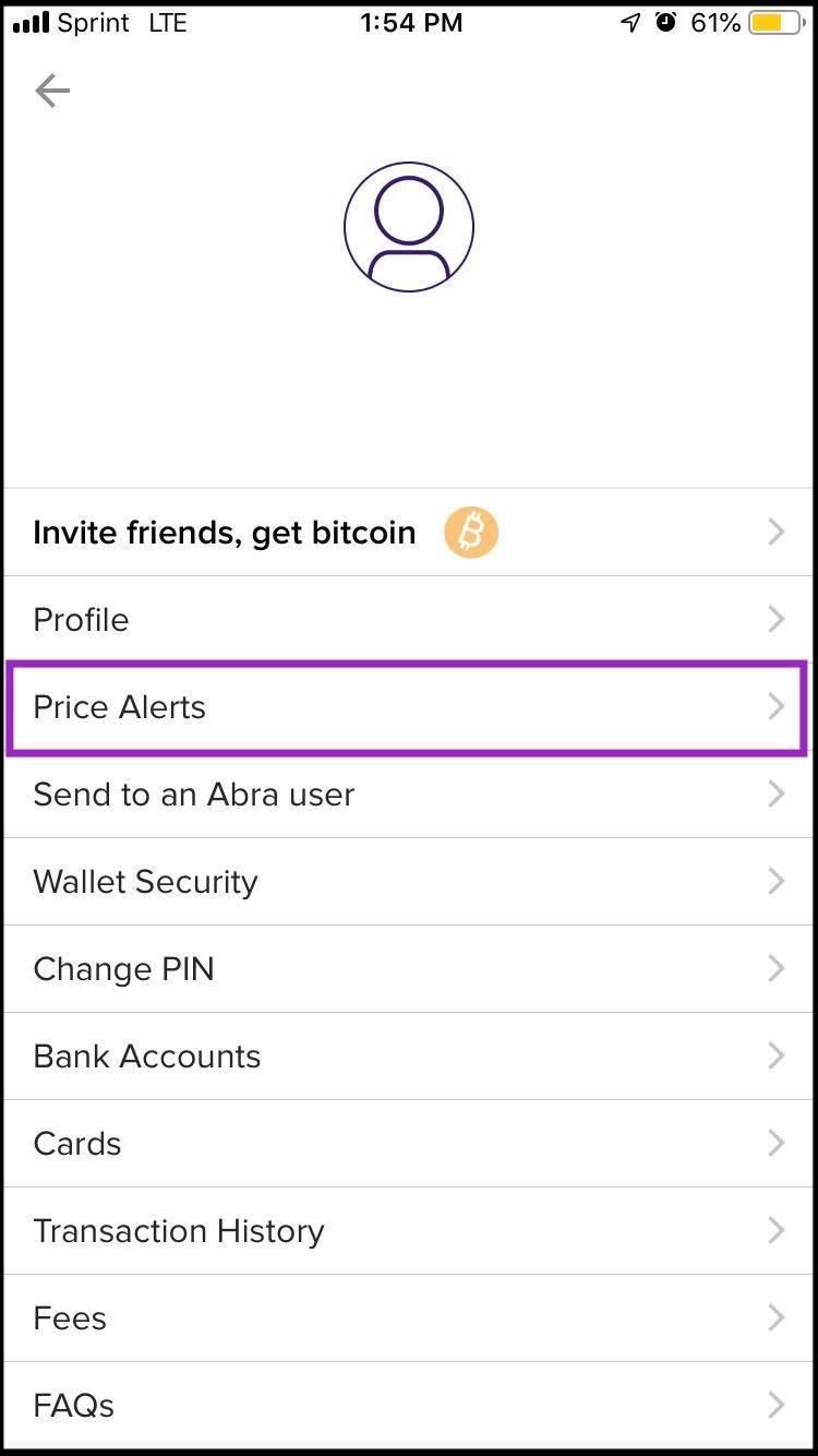 How To Use The Price Alerts Feature Abra - 